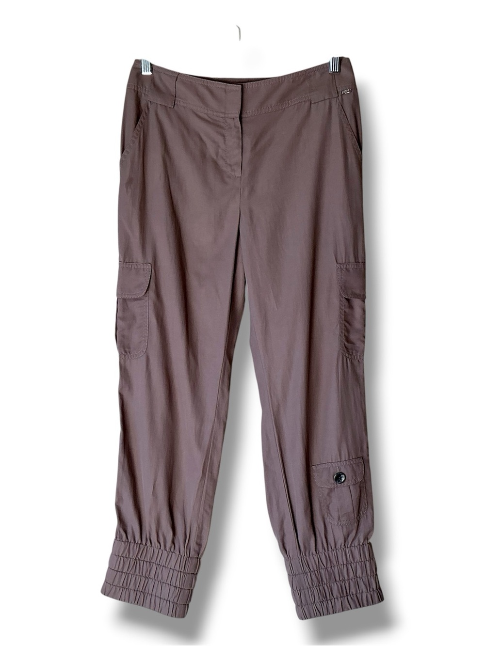 St. John Yellow Label Brown Utility Cargo Pants Size 4